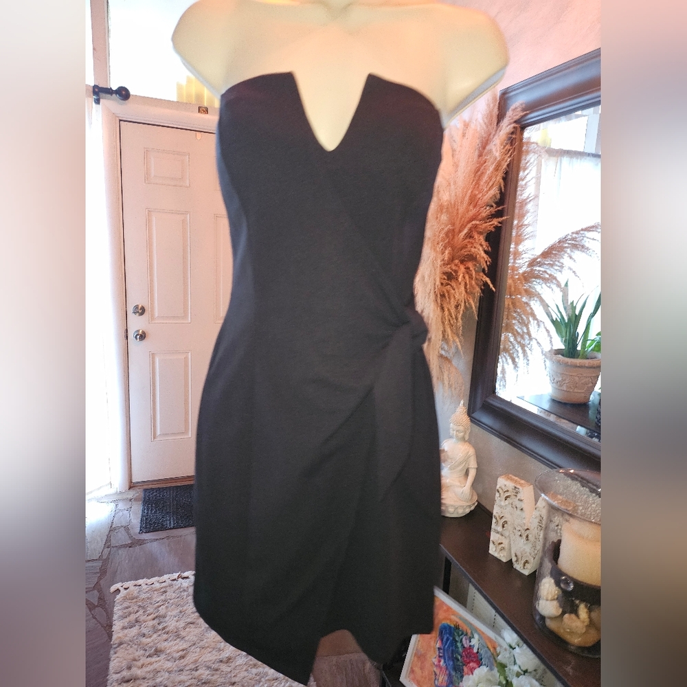 Trixxi Black Strapless Dress